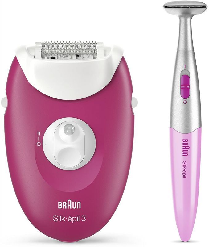 Braun BKINI and Trimmer براون ماكينة ازالة الشعر وتهذيبه