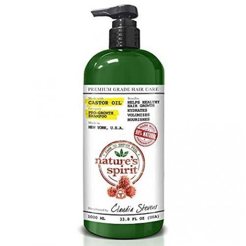 NATURES SPIRIT  SHAMPOO( CASTOR OIL) نيتشرز سبيريت   شامبو الخروع