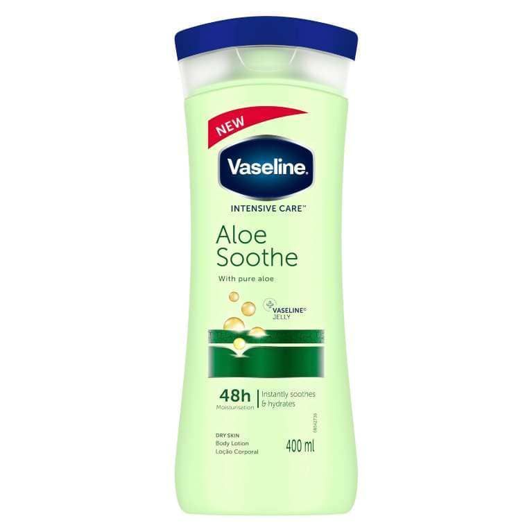 VASELINE  body lotion Aloe Soothe   400 ml فازلين لوشن جسم
