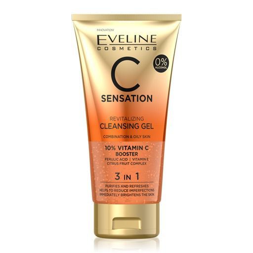 EVELINE SENSATION CLEANSING GEL  ايفلين سينسيشن غسول جل  للبشرة