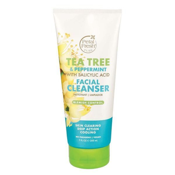 Petal Fresh Tea Tree & Peppermint  Facial Cleanser بيتال فريش غسول بالشاي الاخضر