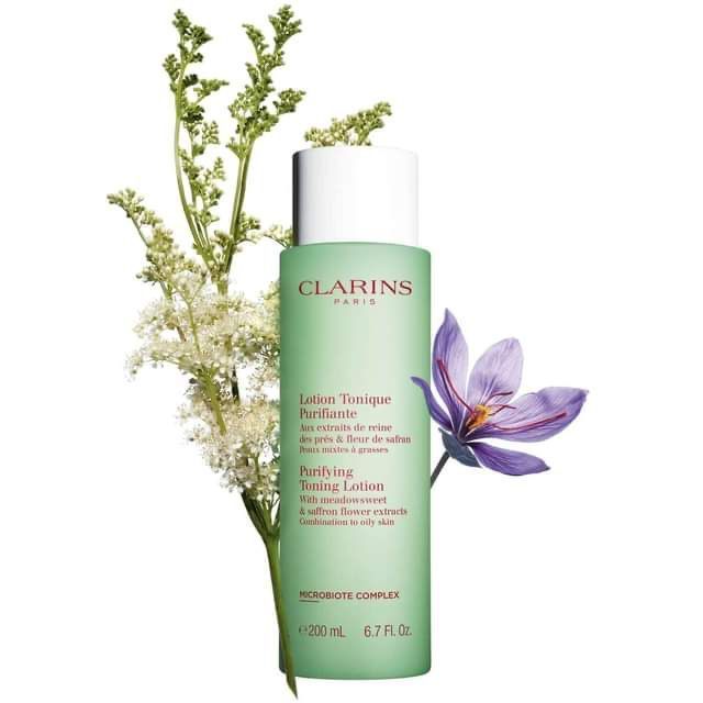 CLARINS  Purifying  Tonig Lotionكلارنس تونر للبشرة المختلطة والدهنية