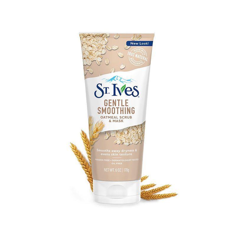 ST.Ives GENTLE SMOOTHING  OATMEAL SCRUB &MASK ستيفز ماسك ومقشر بالشوفان