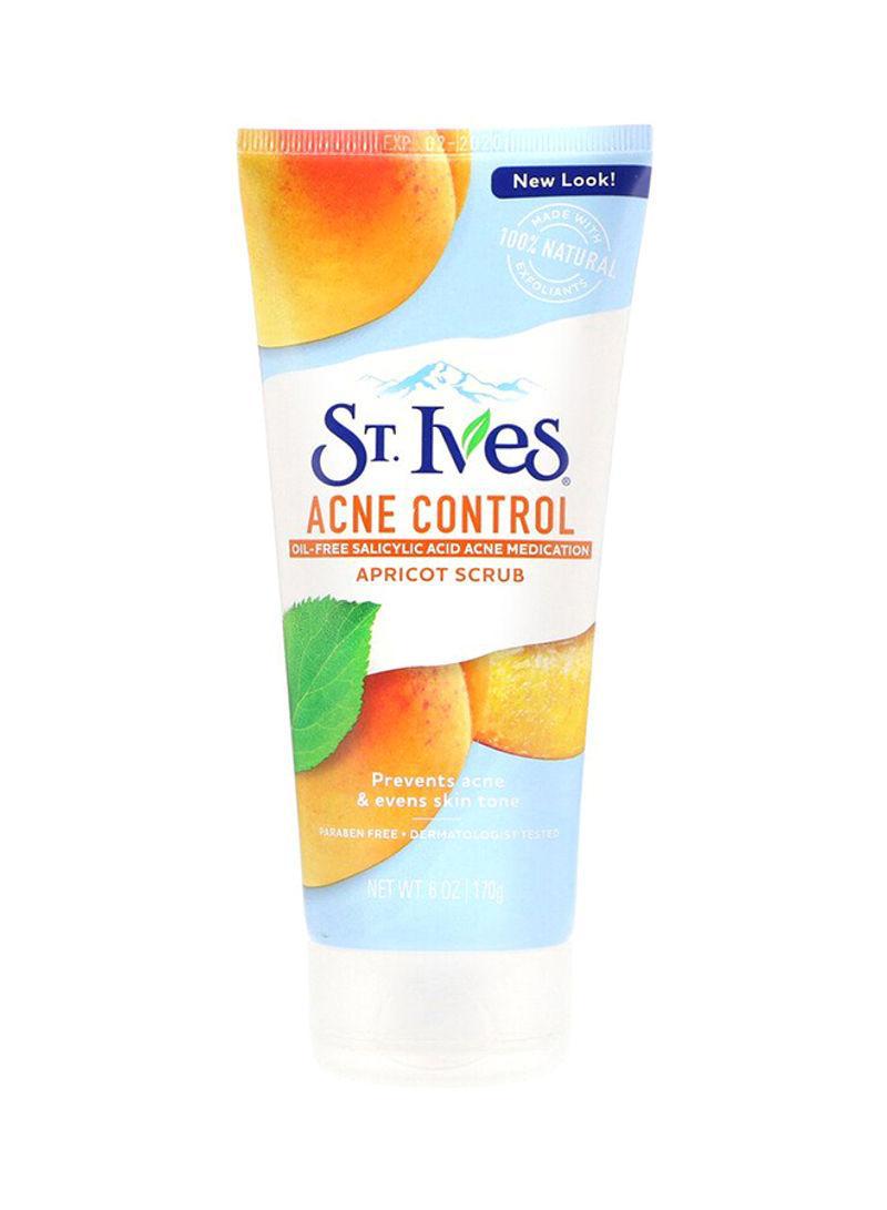 ST.Ives ACNE CONTROL  APRICOT SCRUB ستيفز مقشر بالمشمش   للتحكم بلحبوب