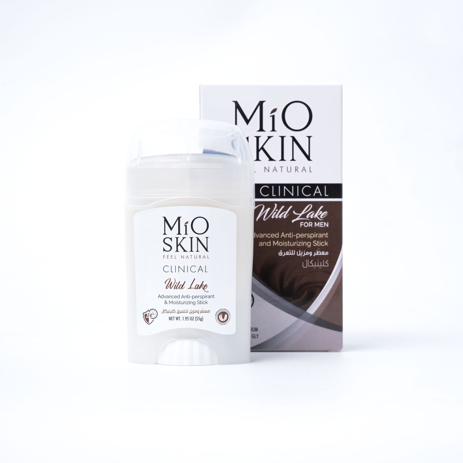MIO SKIN CLINICAL advanced anti-perspirant moisturizer STICK 55g معطر ومزيل للتعرق كلينيكال مايو سكن ستك