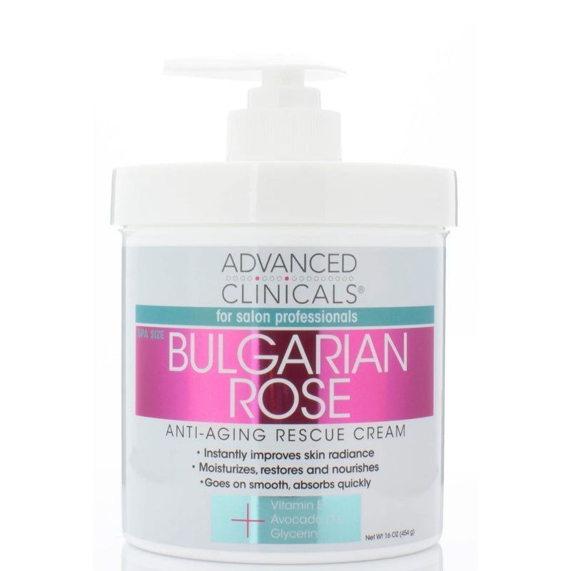 ADVANCED  CLINICALS Bulgarian Rose Cream ادفانس كلينكالز ريم الورد البلغاري