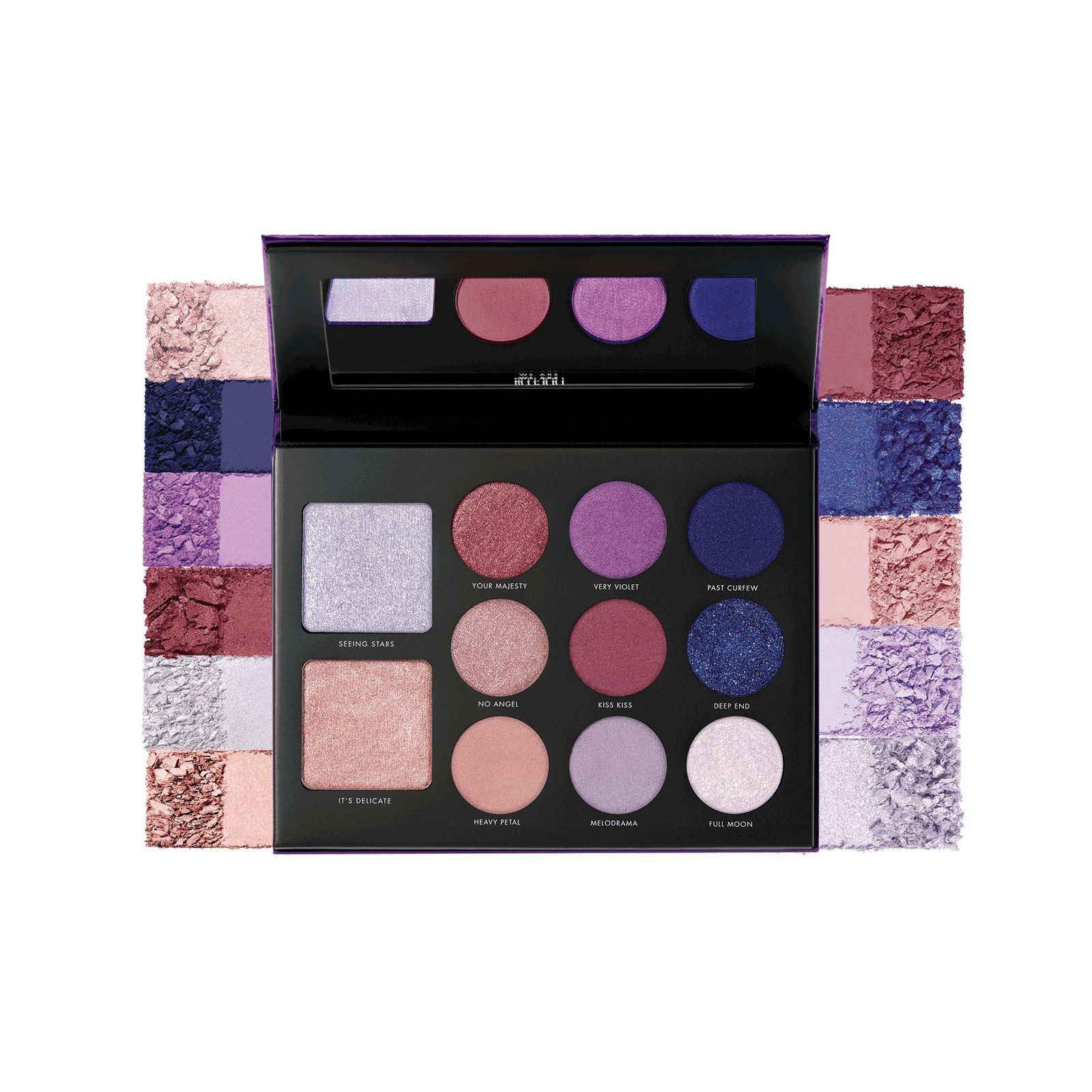 MILANI  GILDED VIOLET  EYE SHADOW & FACE PALETTE  ميلاني   لوحة ظلال العيون  والإضاءة