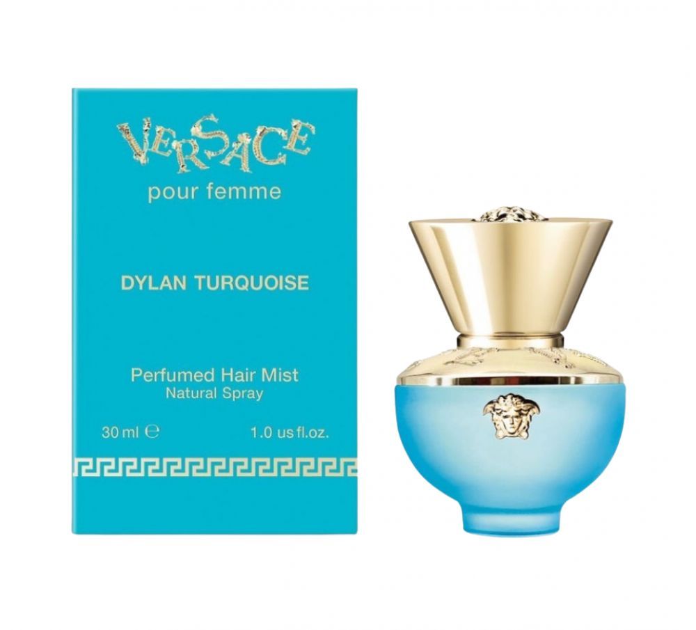 VERSACE DYLAN TURQUOISE PERFUMED HAIR MIST 30 ML عطر شعر فيرزاتشي ديلان نسائي