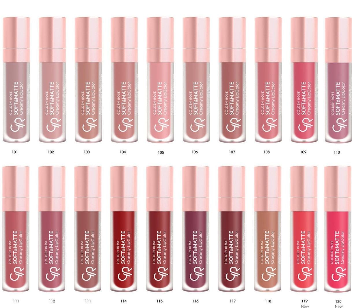 GOLDEN ROSE  - Soft & Matte Creamy Lipcolor كولدن روز احمر شفاه سوفت مات كريمي