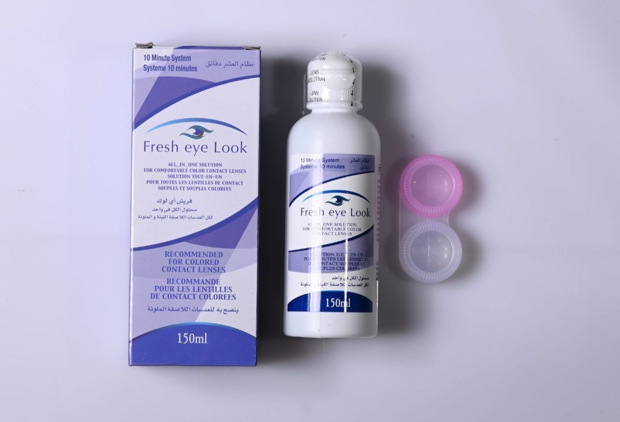FRESH EYE LOOK  SOLUTION   فريش لوك سائل عدسات