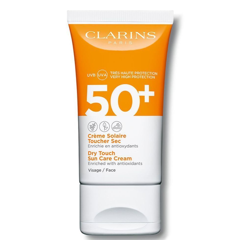 CLARINS  SUN CARE CREAM DRY TOUCH  50 ML   كلارنس واقي حماية من الشمس