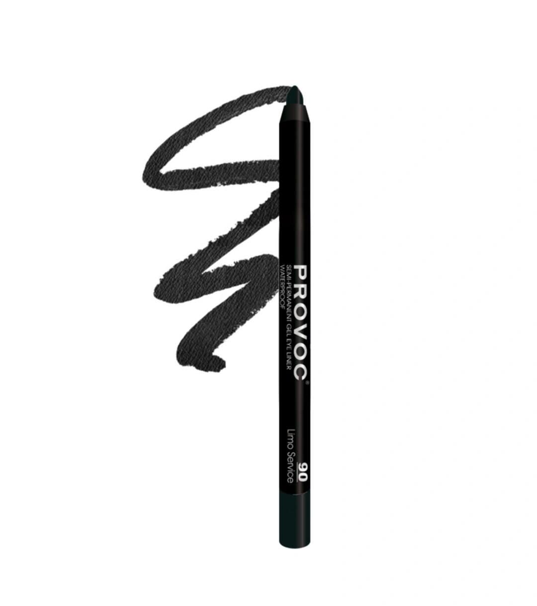 PROVOC SEMI PERMANENT GEL EYELINER 90 بروفوك كحل عيون اسود