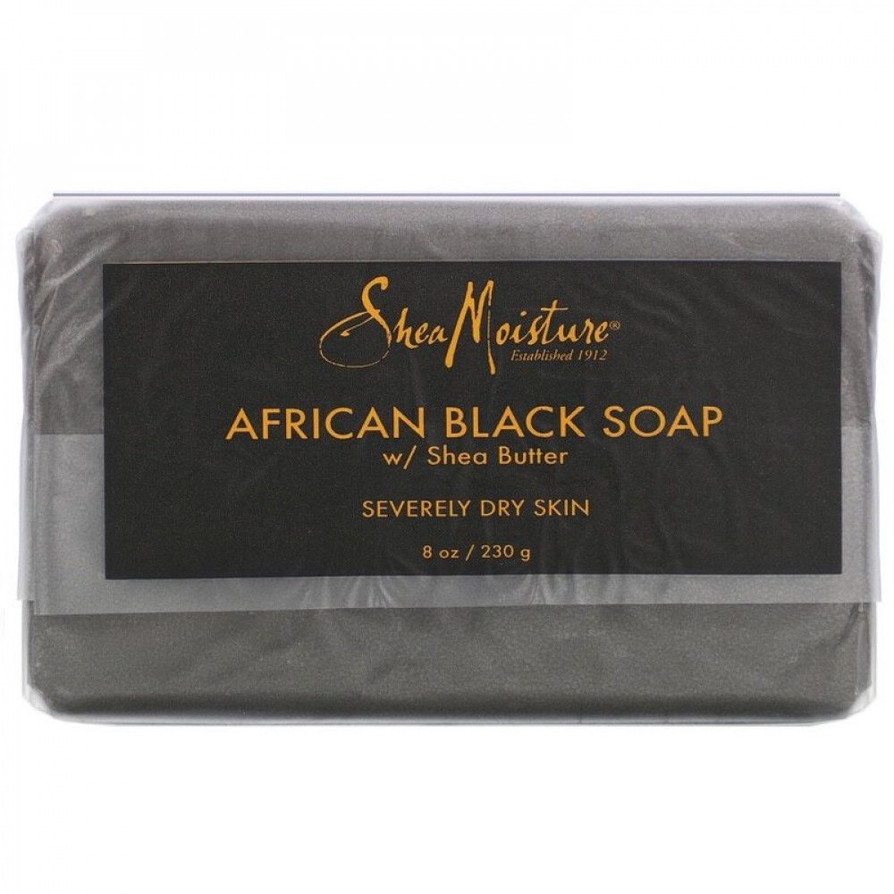 Shea Moisture African Black  Soap  شيا مويستشر  الصابون الأسود الأفريقي