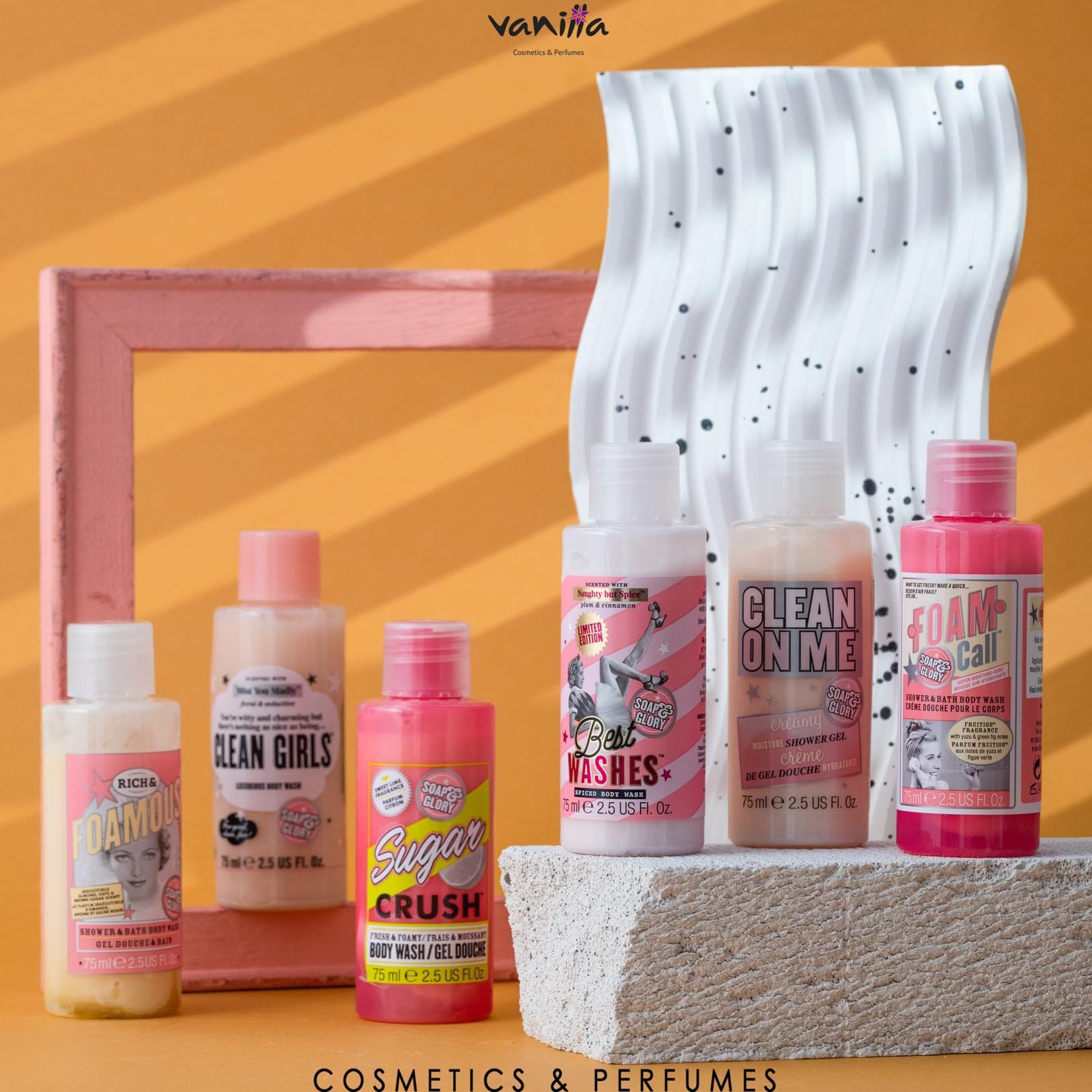 SOAP & GLORY  WASH COME TRUE 6*75 ML KIT مجموعة  العناية بالجسم