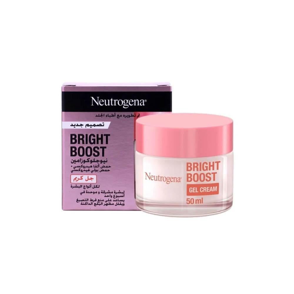 NEUTROGENA BRIGHT BOOST GEL CREAM 50 ML نايتروجينا جل  كريم لكل انواع البشرة