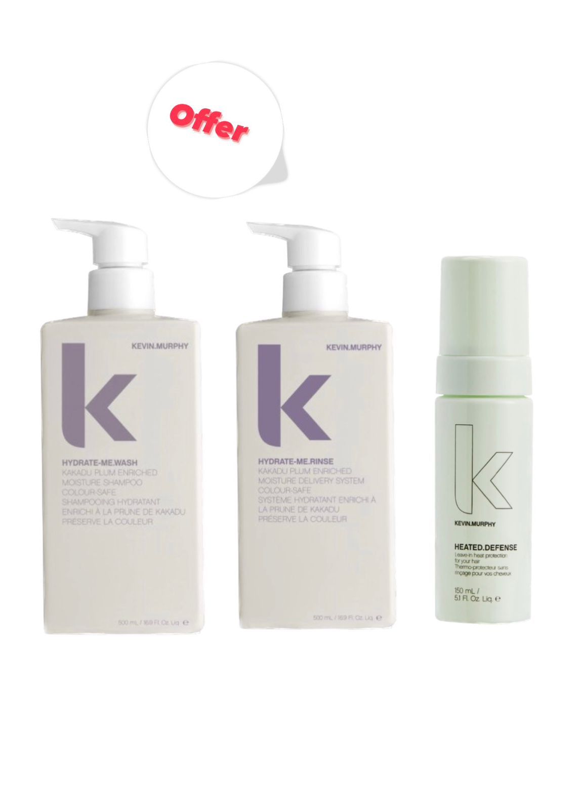 KEVIN MURPHY  HYDRATE-ME OFFER  كيفن مورفي عرض مجموعة الهايدريت