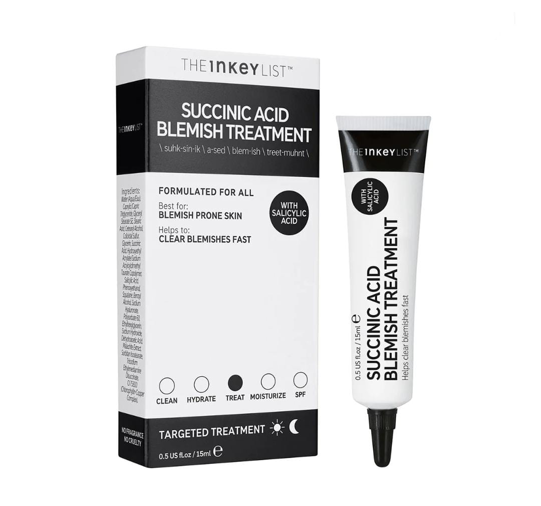 THE INKEY LIST SUCCINIC ACID ACNE TREATMENT 15 ml   ذا انكي ليست علاج حب الشباب