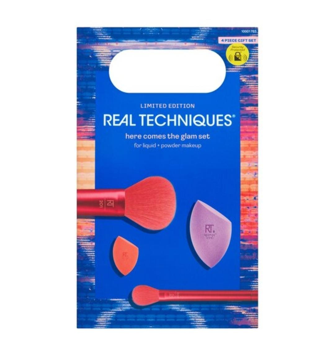 Real Techniques Here Comes The Glamorous Gift Set ريل تكنيك مجموعة فرش مكياج