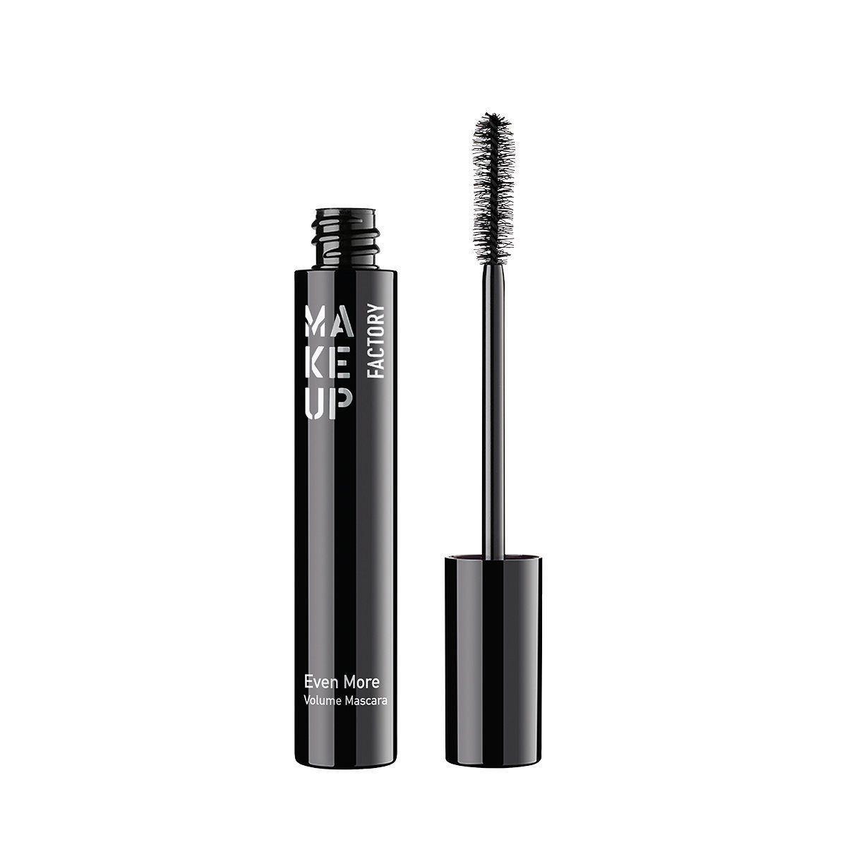 MAKE UP FACTORY EVEN MORE VOLUME MASCARA 01 Black ميكب فاكتوري ماسكارا بلاك