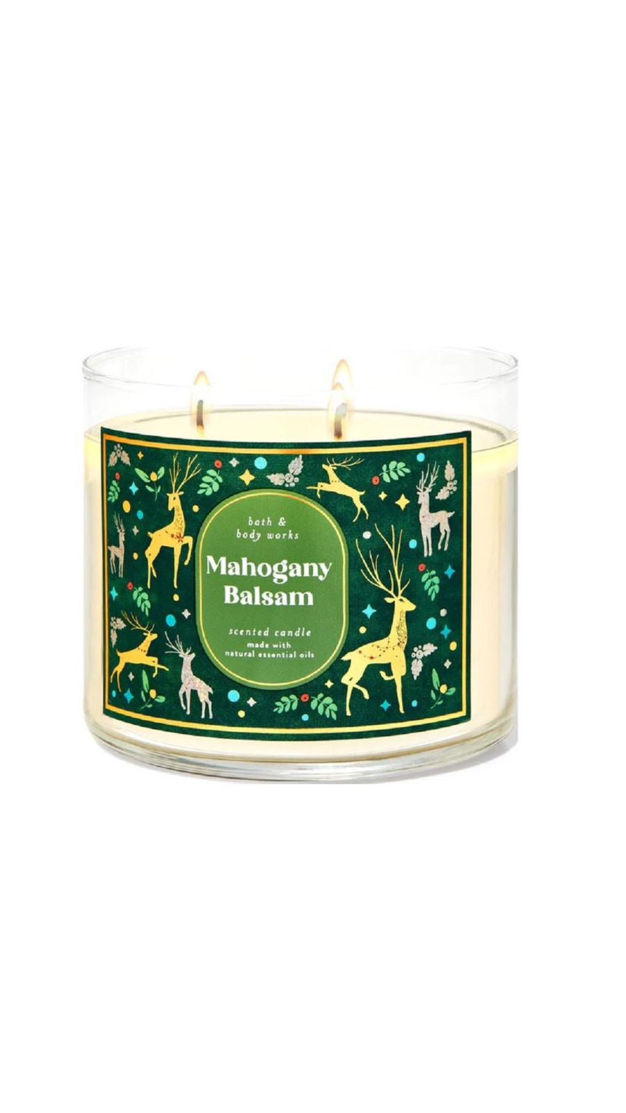 BATH BODY WORKS MAHOGANY BALSAM CANDLE شموع معطر