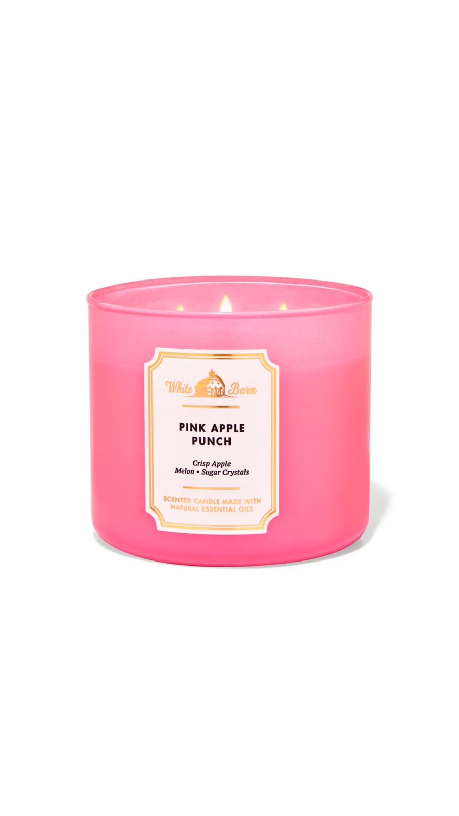 BATH BODY WORKS PINK APPLE PUNCH CANDLE شموع معطر