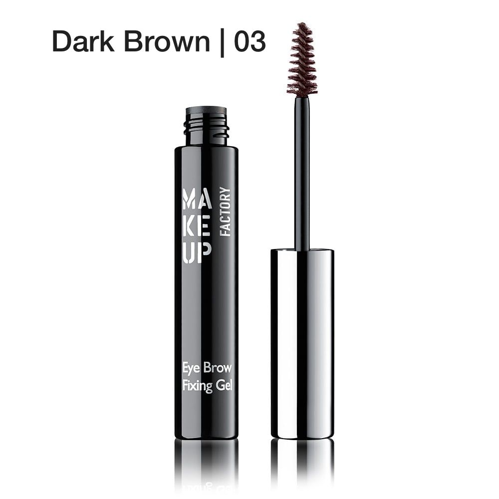 Make UP Factory EYE BROW FIXING GEL  Dark Brown  03 ميكب فاكتوري ماسكارا حاجب