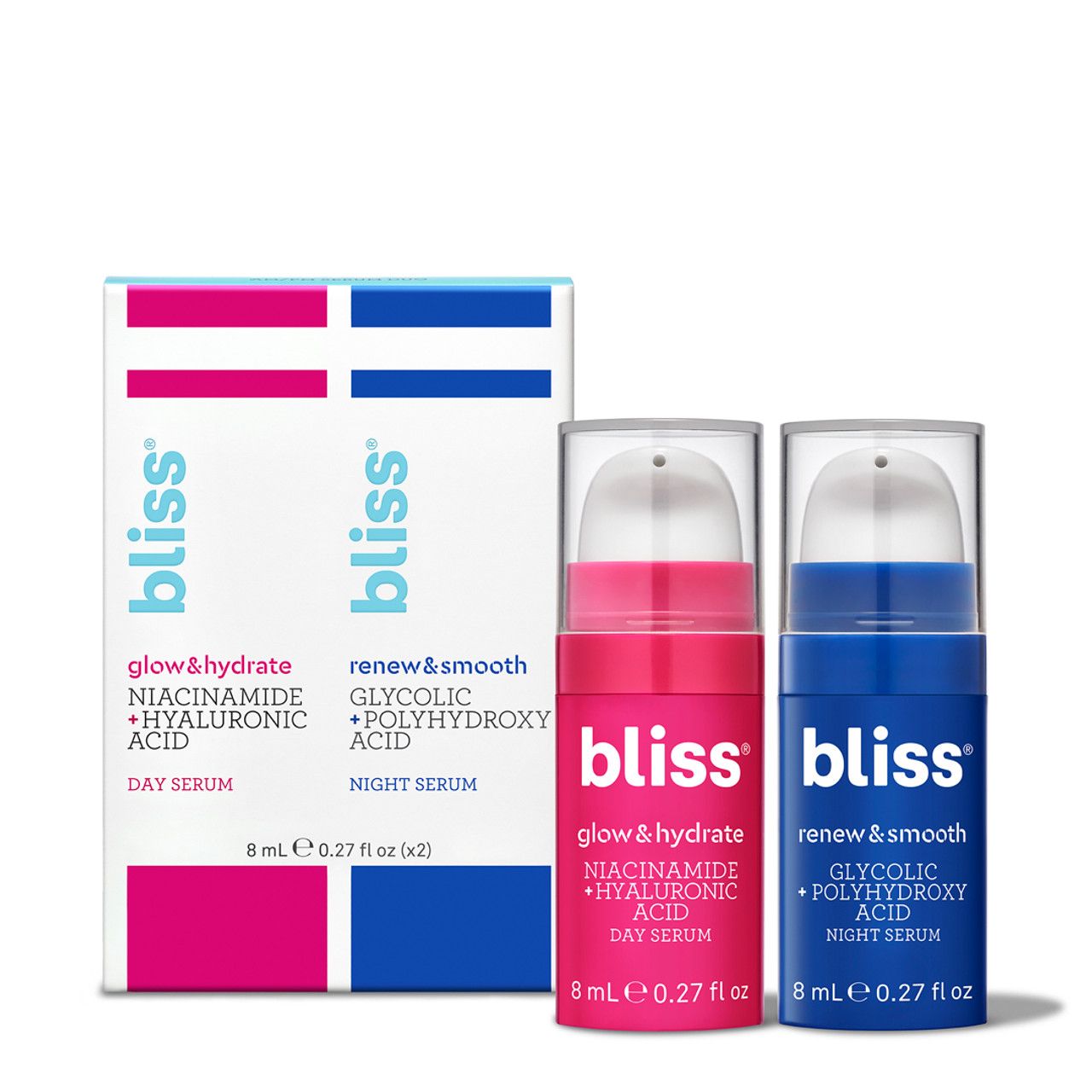 bliss duo day andni ght serum 8ml *2  سيرم ثنائي نهاري وليلي للبشرة