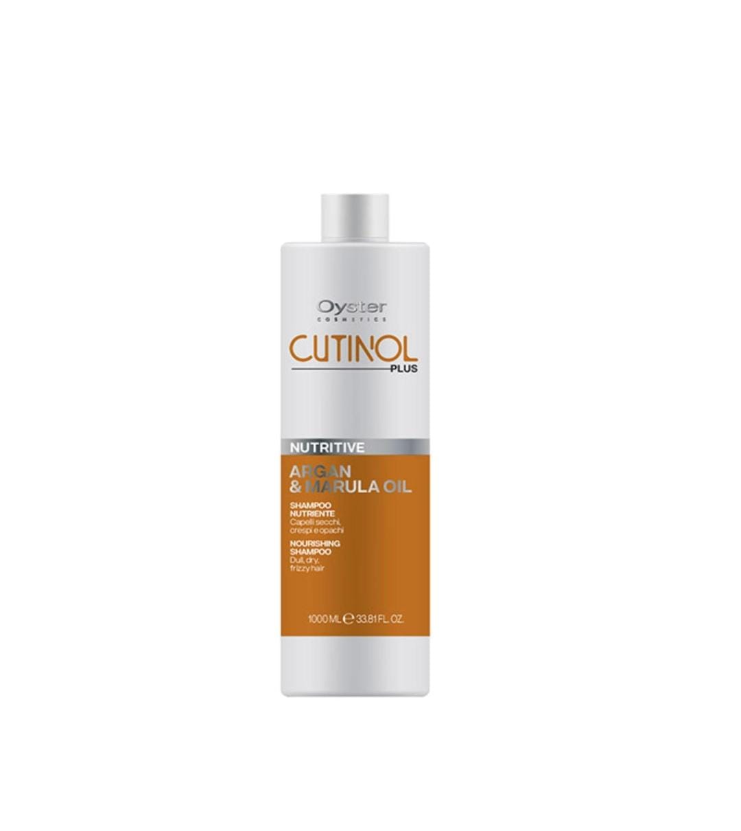 Oyster Cutinol Plus Nutritive Shampoo 1000ml اويستر كونترول بلاص شامبو بالارغان وزيت المارولا