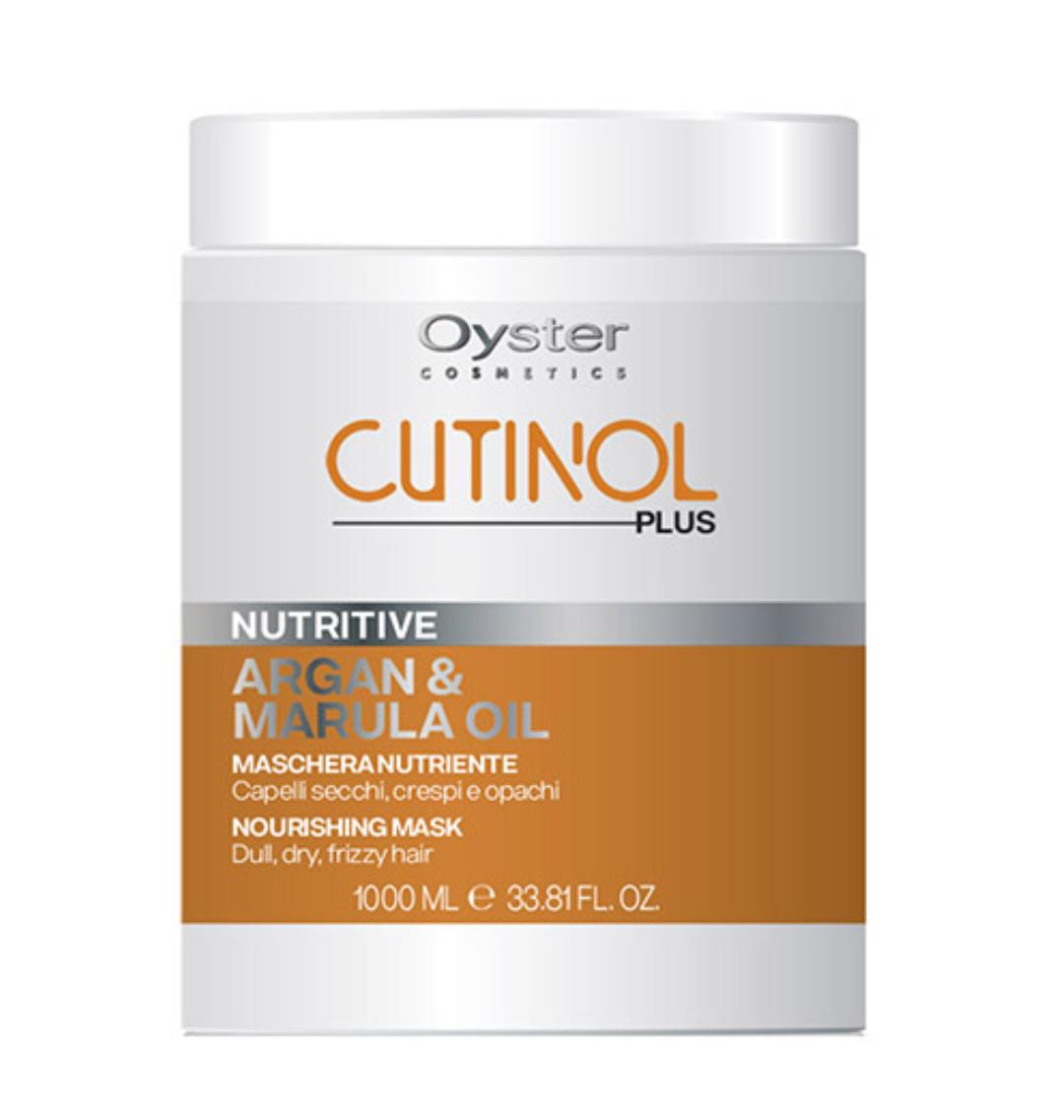 Oyster Cutinol Plus Nutritive mask 1000ml اويستر كونترول بلاص ماسك الشعر بالأرغان وزيت المارولا