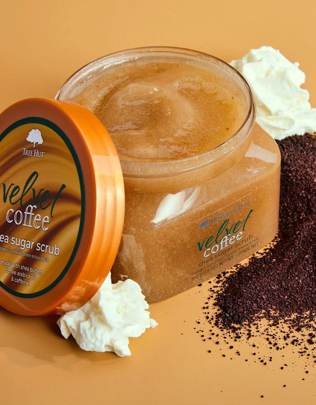 Tree hut Velvet Coffee Shea Sugar Scrub تري هت مقشر بالقهوة