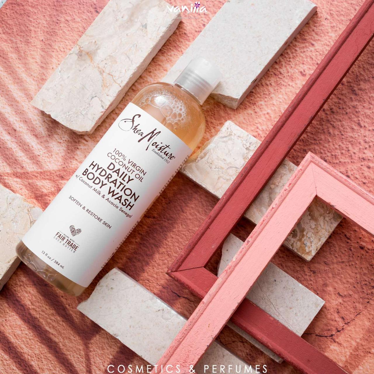 Shea Moisture 100% Virgin Coconut Oil Daily Hydration Body Wash شيا مويستر غسول مرطب بزيت جوز الهند