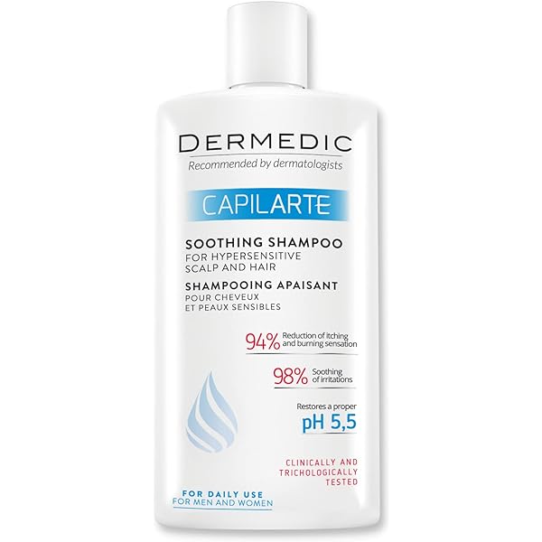 Dermedic Capilarte Soothing Shampoo for Sensitive and Irritated Scalp ديرماديك شامبو مهدئ للفروة الحساسة