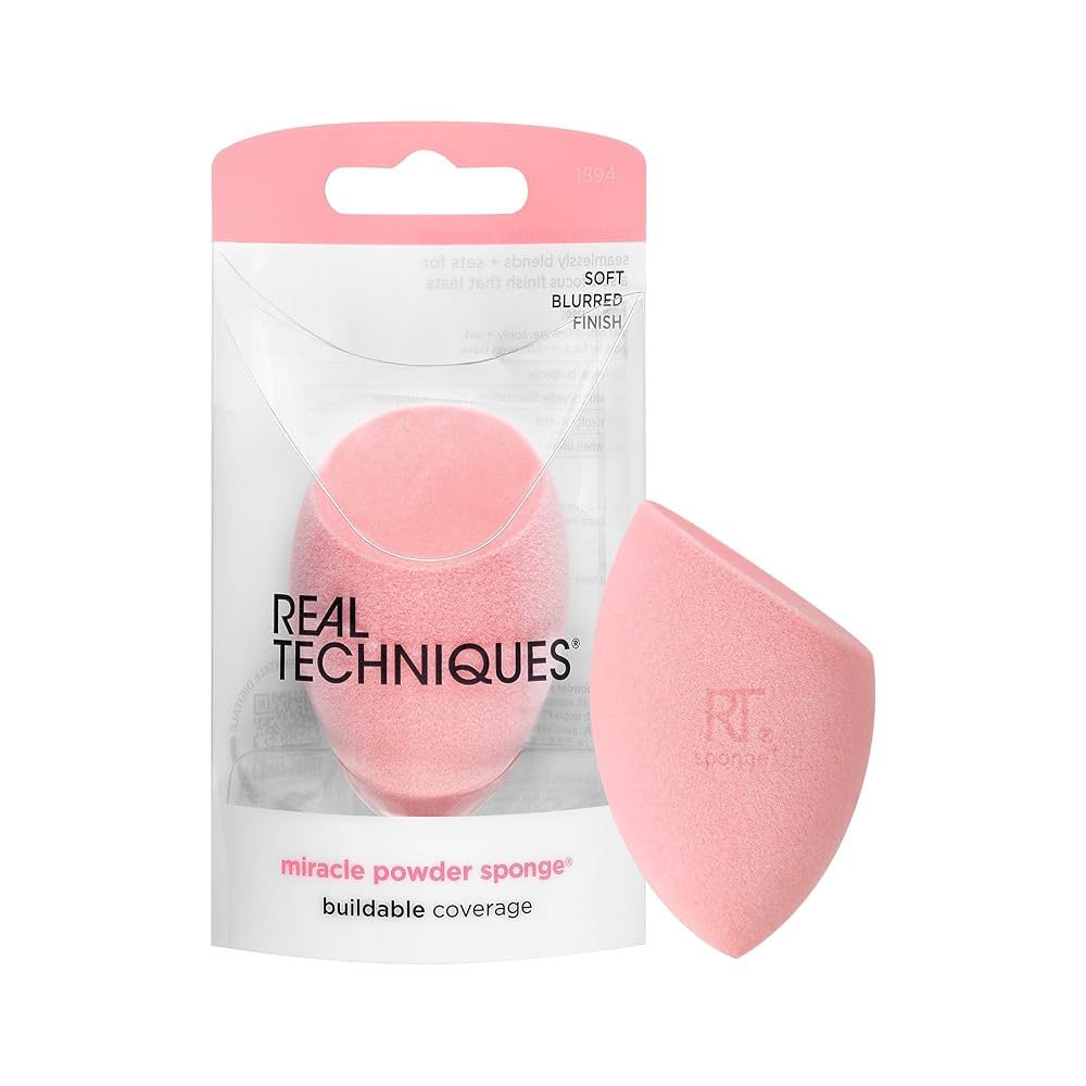 Real Techniques Miracle Powder Sponge ريل تكنيك اسفنجة بودرة