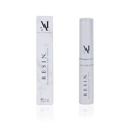mina alsheikhly mascara resin water proof top coat مينا الشيخلي مسكارا توب كوت