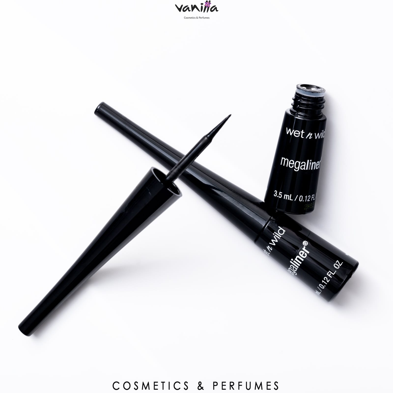 WET N WILD Megaliner Liquid Eyeliner E8711 - Black Noir ويت ان وايلد ايلاينر