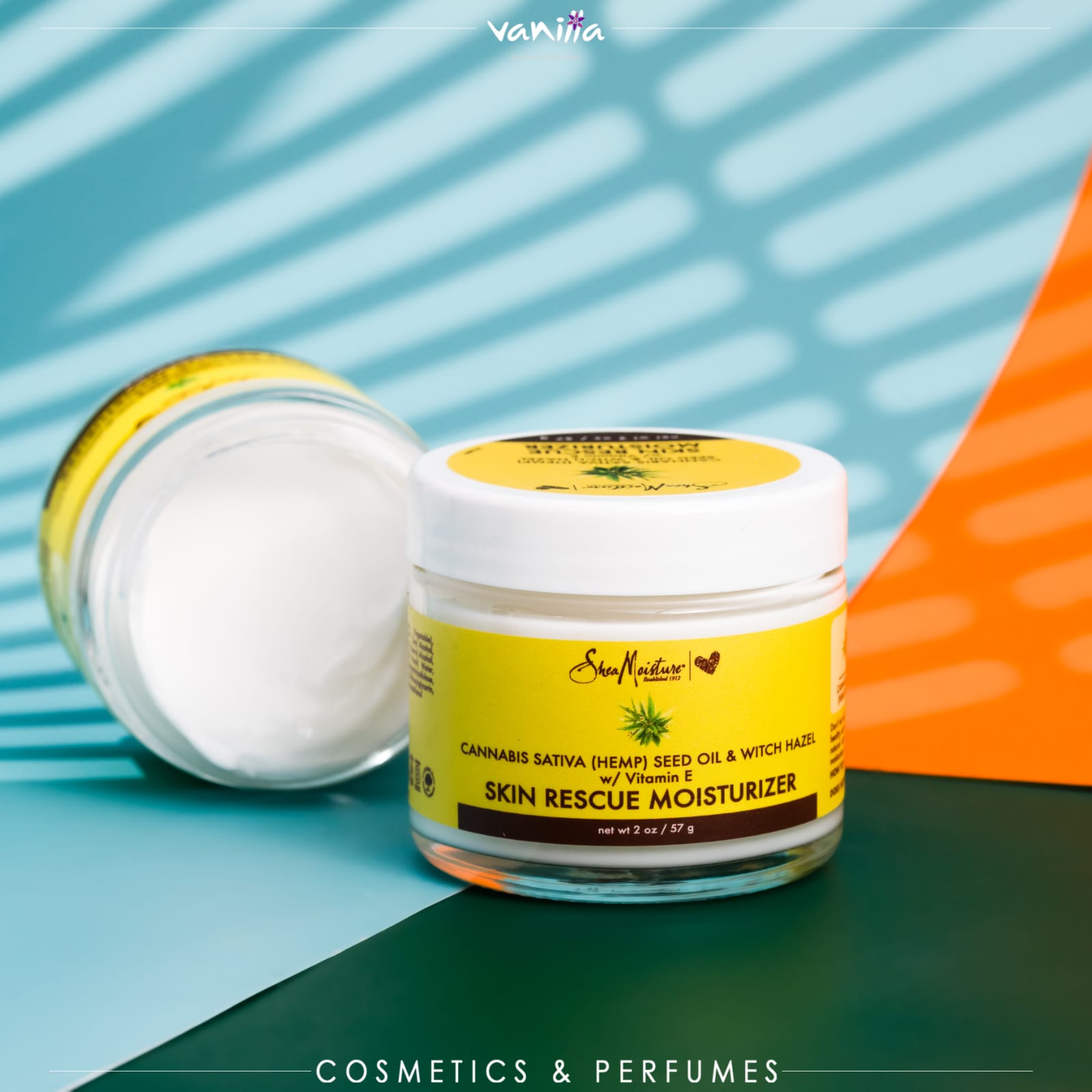 Shea Moisture Cannabis & Witch Hazel Skin Rescue Moisturizerشيا مويستشر مرطب انقاذ البشرة
