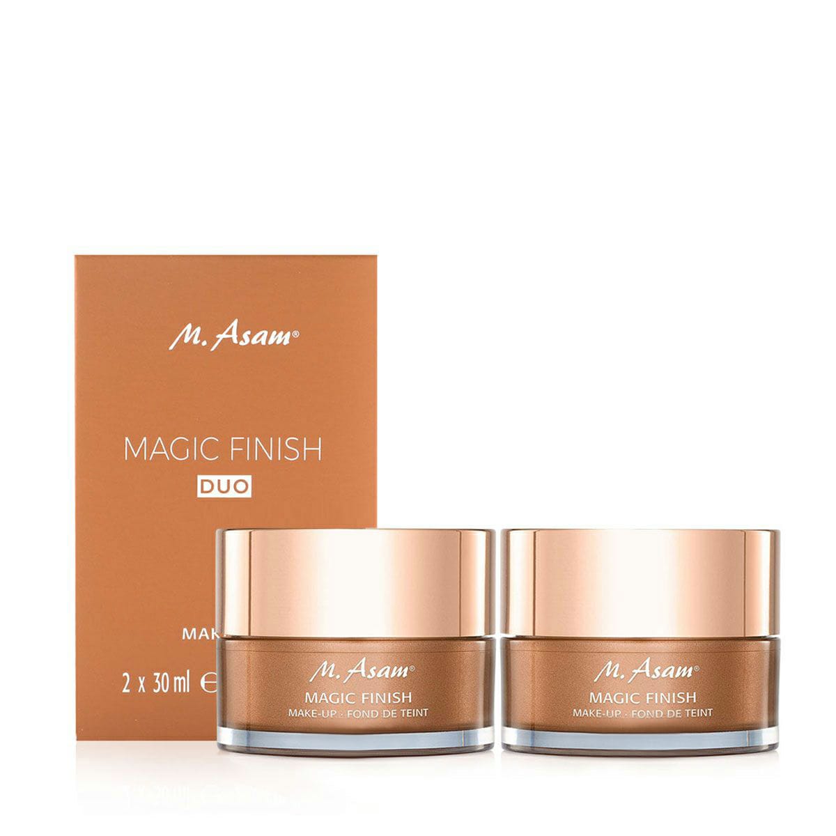 M.Asam Magic Finish Makeup Duo - 30ml - 2 pcs   ام اسام اساس ماجك فنش  ٣٠مل-علبتين
