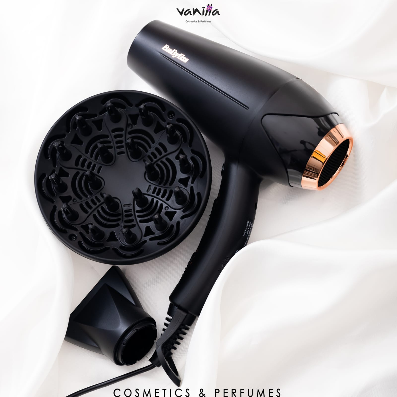 BABYLISS Hair Dryer Turbo Shine 2200 سشوار شعر مكافح تجعد