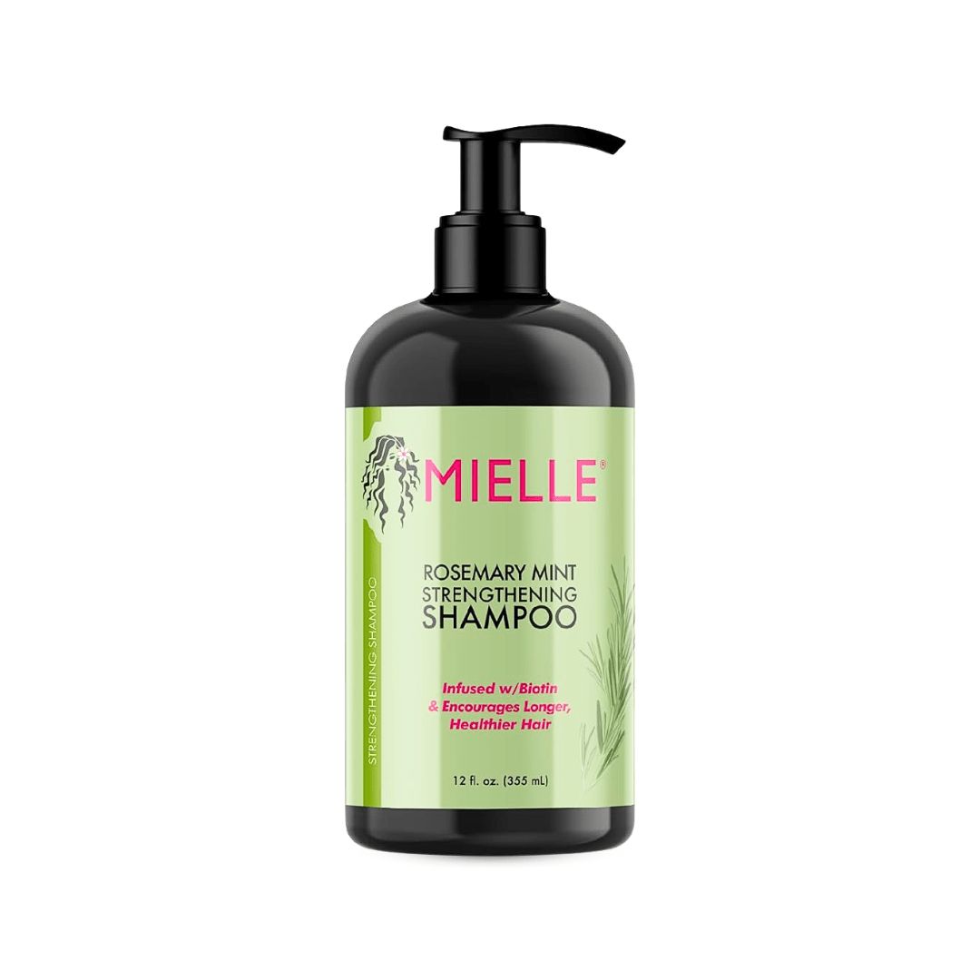 MIELLE Organics Rosemary Mint Strengthening Shampoo،355ml ميلي شامبو التقوية بأكليل الجبل و النعناع