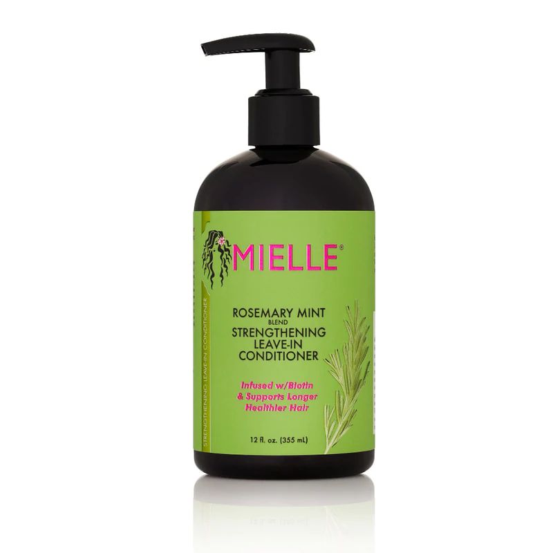 MIELLE Rosemary Mint Strengthening  Leave In Conditioner,355mlميلي بلسم ليف ان الشعر بأكليل الجبل و النعناع
