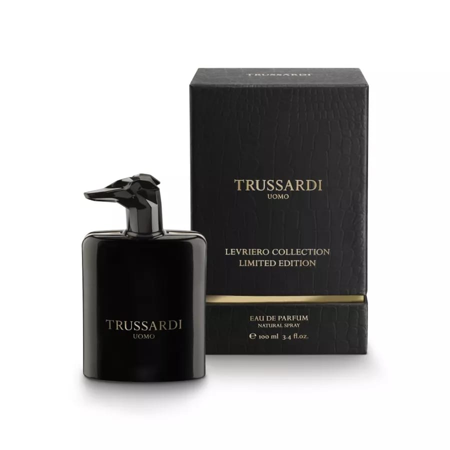 TRUSSARDI Men's Uomo Levriero Limited Edition Eau de Parfum 100MLتروساردي أومو ليفيريرو عطر  للرجال اصدار محدود
