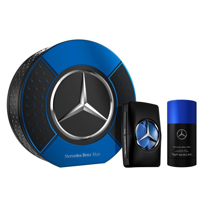 MERCEDES BENZ MAN PERFUME GIFTSET 2S (EDT 100ML + DEODORANT STICK 75G) مرسيدس عطر سيت هدايا