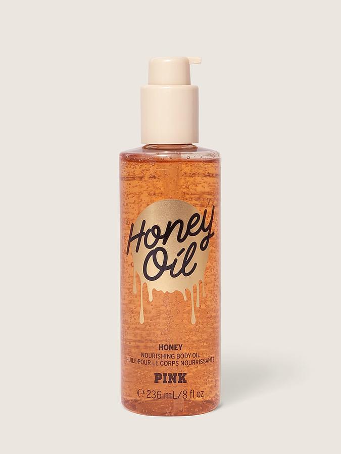 VICTORIA'S SECRET PINK Honey Oil Nourishing Body Oil,236mlفكتوريا سيكرت زيت جسم بالعسل