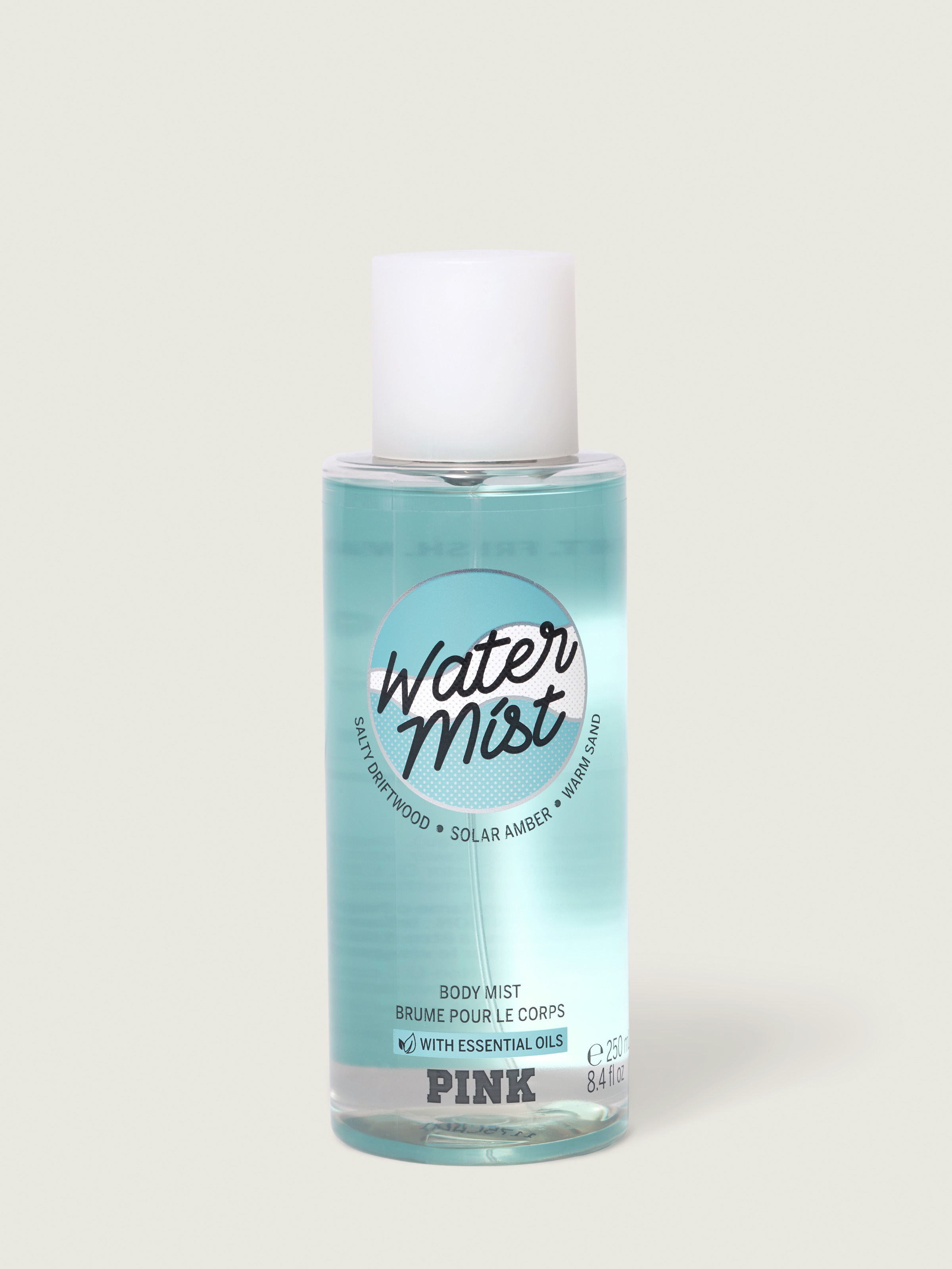 VICTORIA'S SECRET  Pink Water Body Mist with Essential Oils,250mlفكتوريا سيكرت مست جسم منعش بالزيوت الاساسية