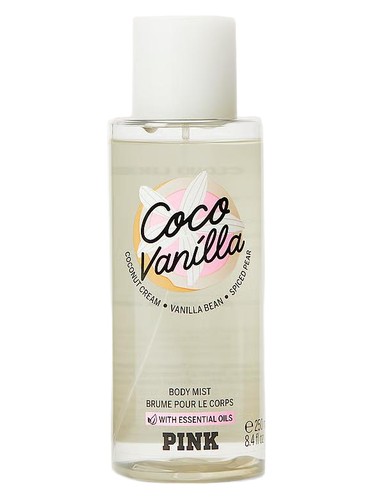 VICTORIA'S SECRET PINK Coco Vanilla Mist Body Mist with Essential Oils,250mlفكتوريا سيكرت مست مع زيوت اساسية