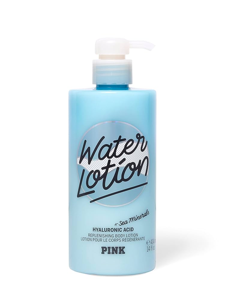 VICTORIA'S SECRET Pink Water Replenishing Body Lotion with Hyaluronic Acid,414mlفيكتوريا سيكرت لوشن جسم