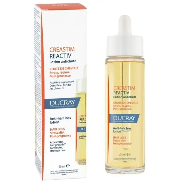 Ducray Creastim Reactiv Anti-Hair Loss Lotion 60 ml دوكراي كريستيم رياكتيف لوشن مضاد لتساقط الشعر 60 مل