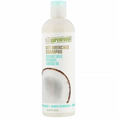 Petal freash Superfoods Get drenched shampoo with coconut milk , 355 ml بيتل فريش شامبو بجوز الهند