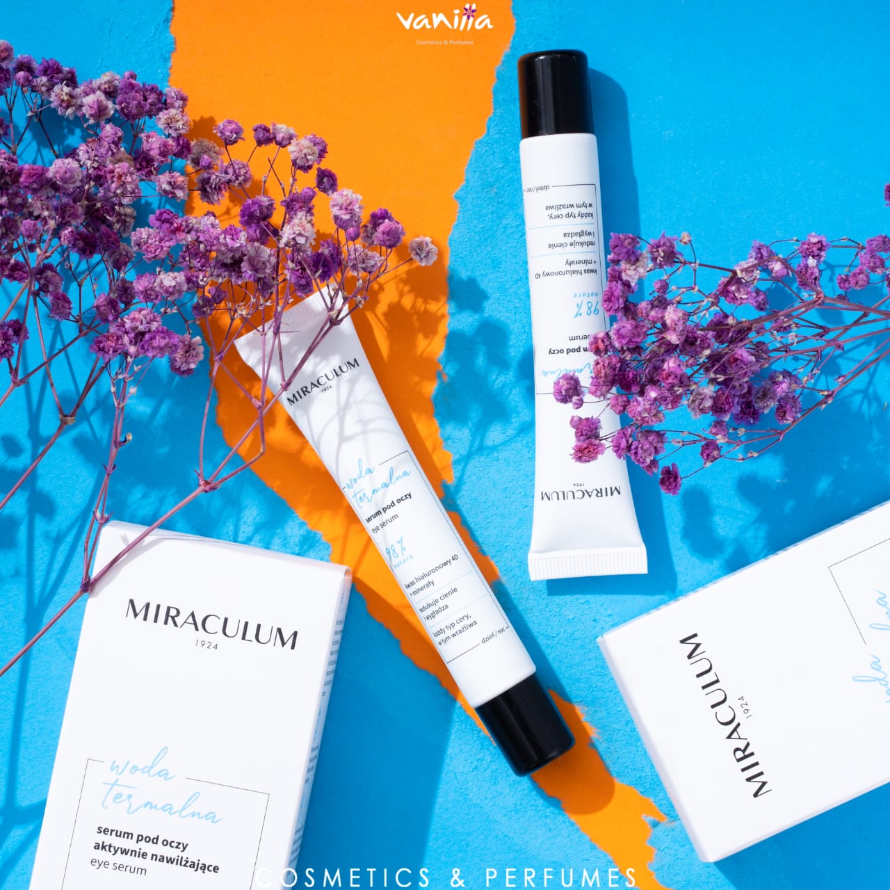 MIRACULUM Thermal water / Eye serum actively moisturizing day/night مياه حرارية ميراكولوم سيروم العين المرطب
