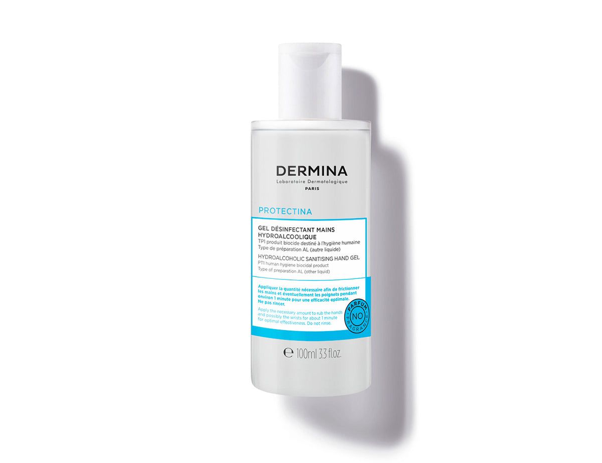 DERMINA HYDROALCOHOLIC HAND DISINFECTANT GEL - 100ml ديرمينا جل مطهر لليدين